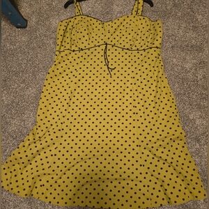 R&K Original Green Polka Dot Dress